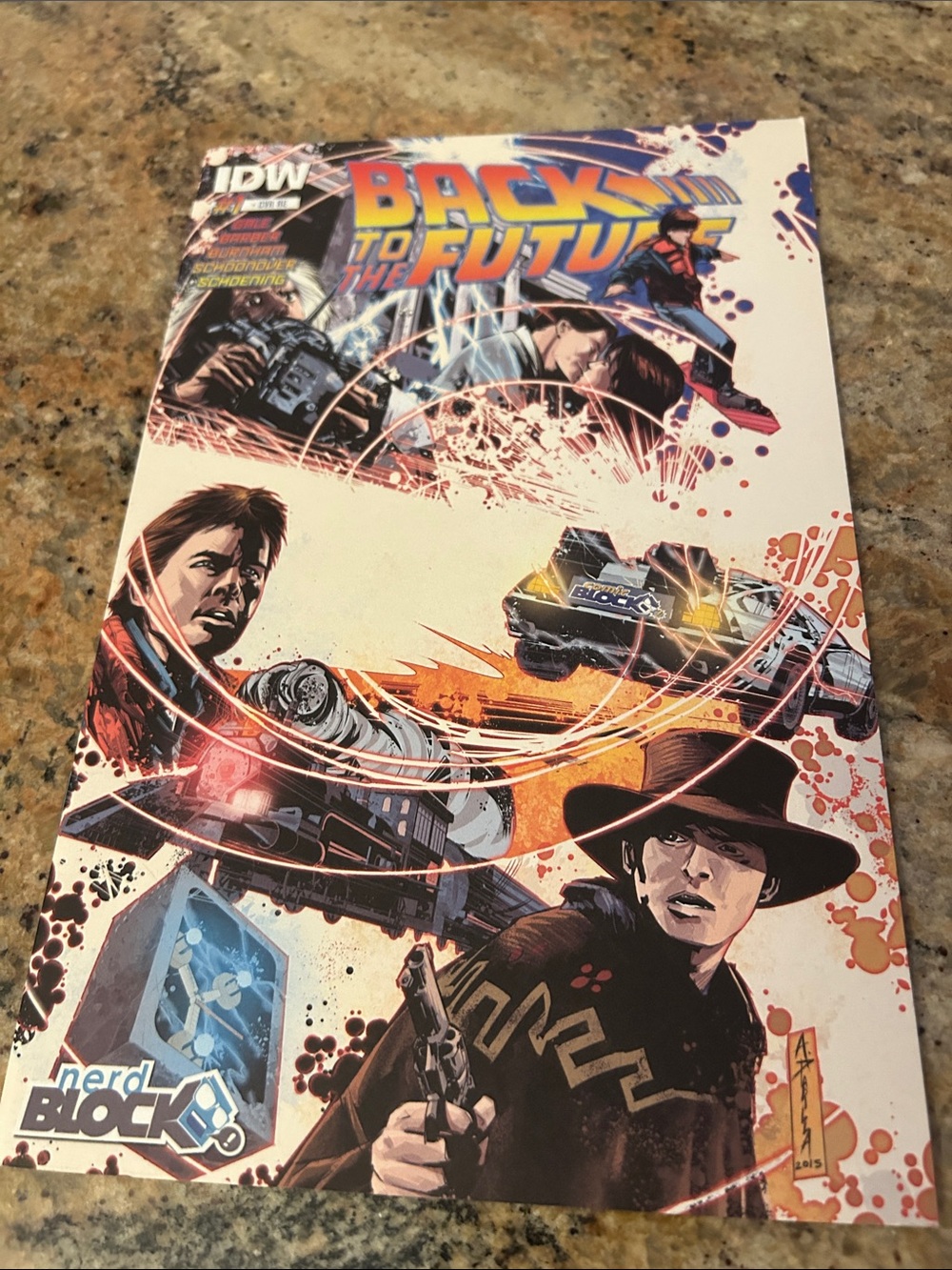 Back to the Future Comic Book - Colorful Retro Cover